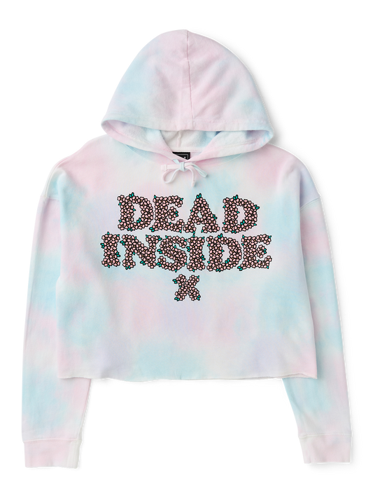 Dead Inside Cropped Hoodie