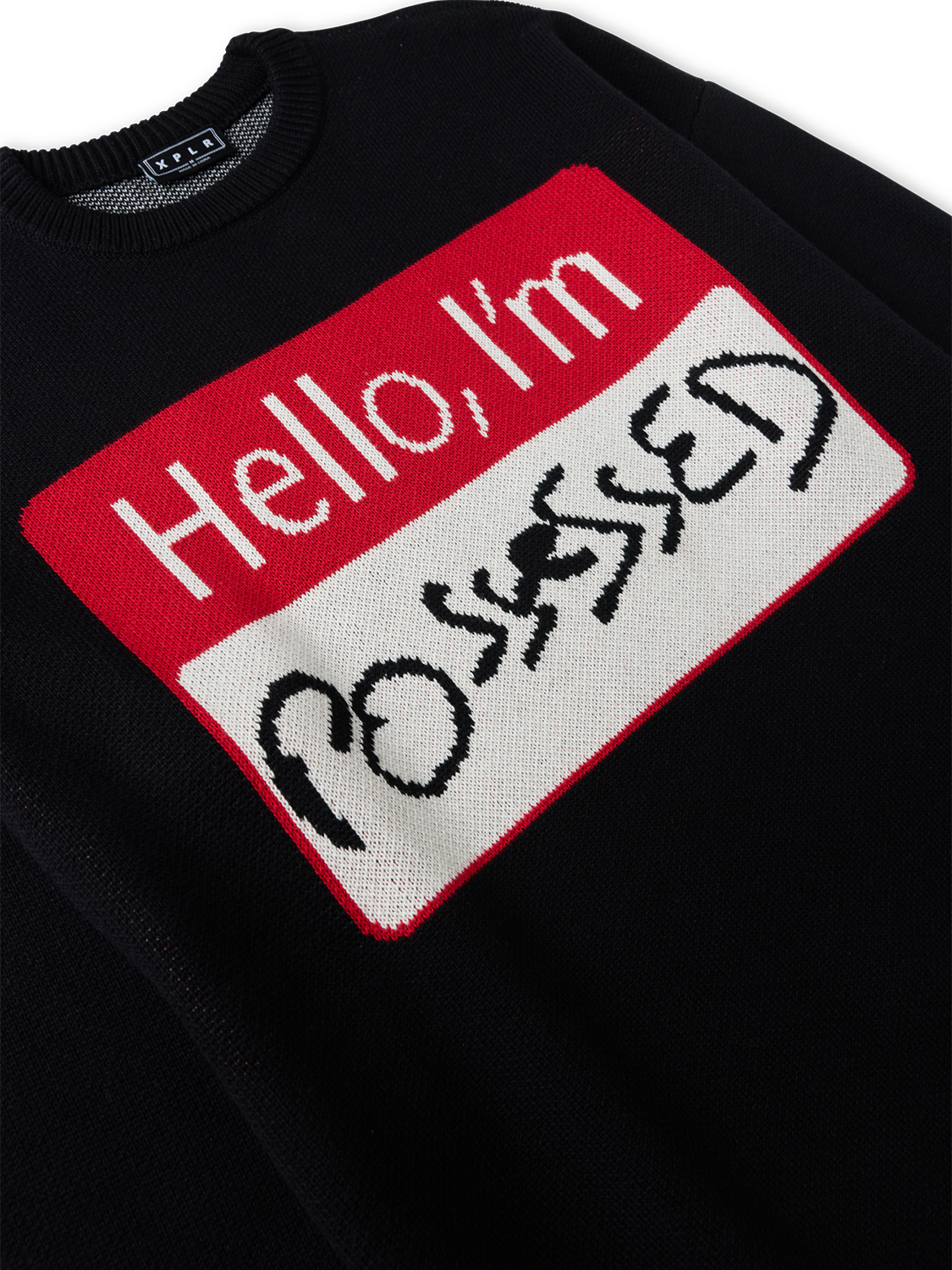 Hello, I'm Possessed Knit Sweater