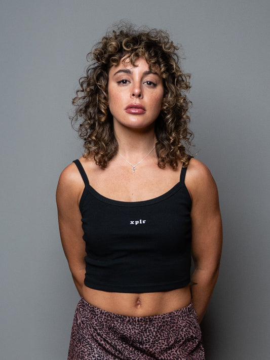 Logo Spaghetti Strap Tank