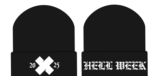 Hell Week 2025 Classic Beanie - Black (Art Mockup)