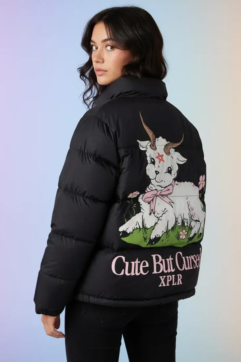 Cute But Cursed Puffer Jacket *PREORDER*