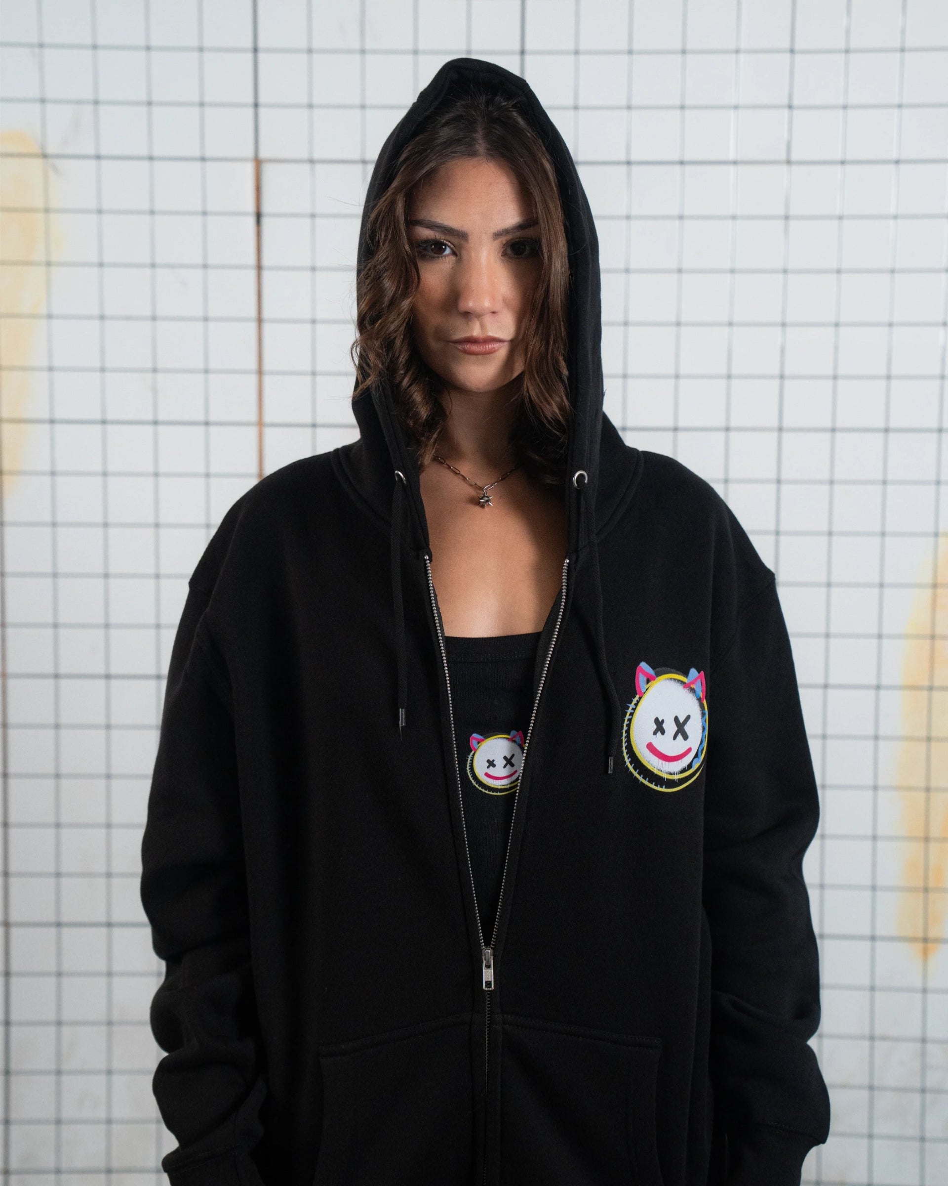 Graffiti Zip Hoodie