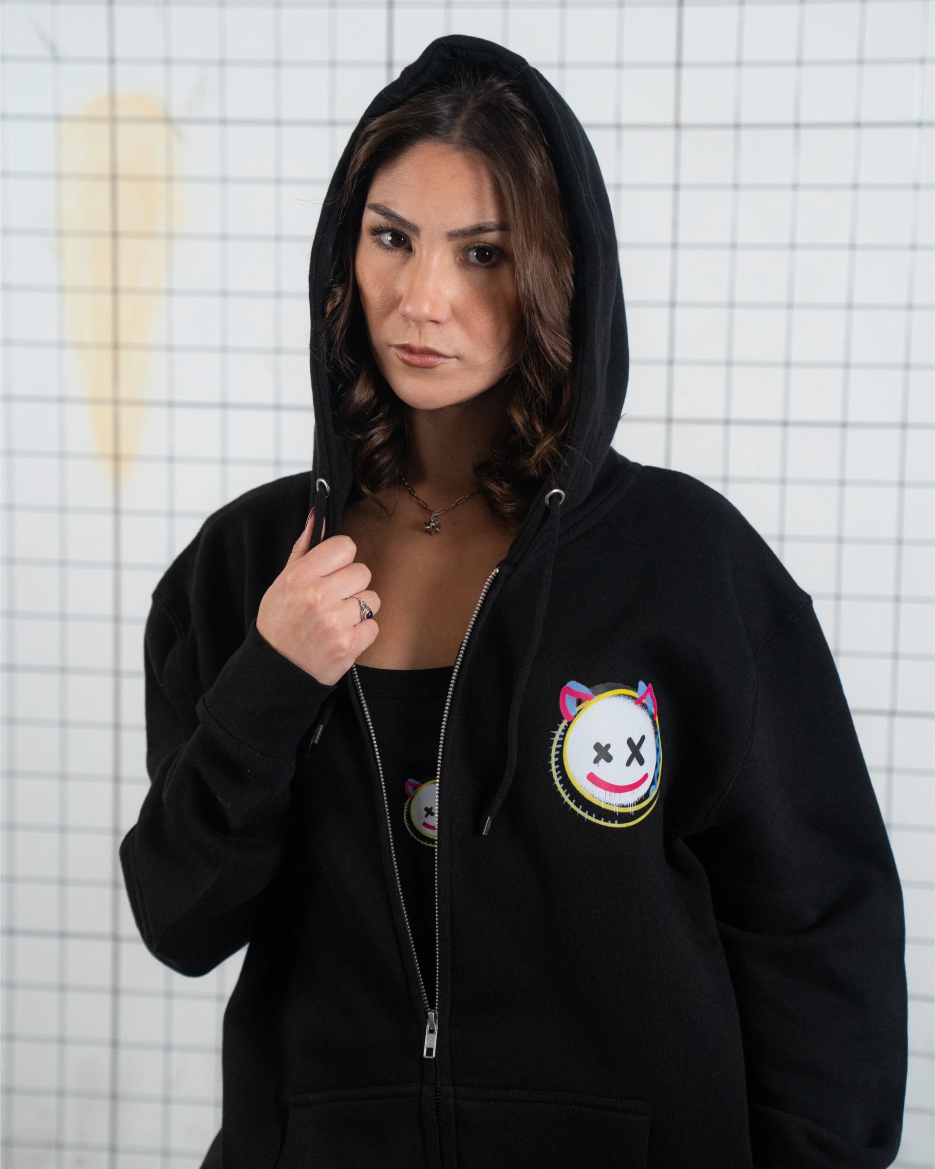 Graffiti Zip Hoodie