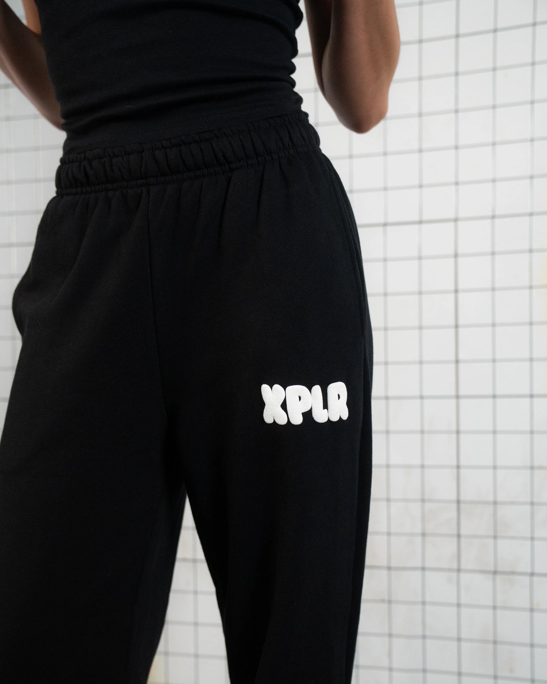 Marshmallow Logo Sweatpant (puff print)