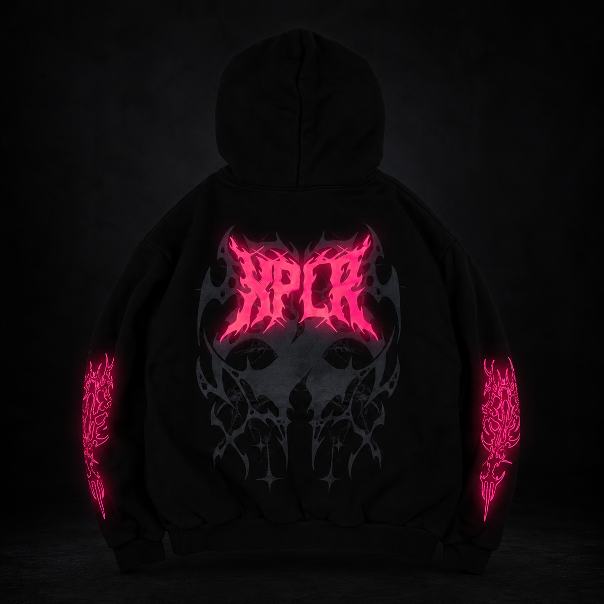 XPLR X Logo Sigilism Glow in the Dark Hoodie