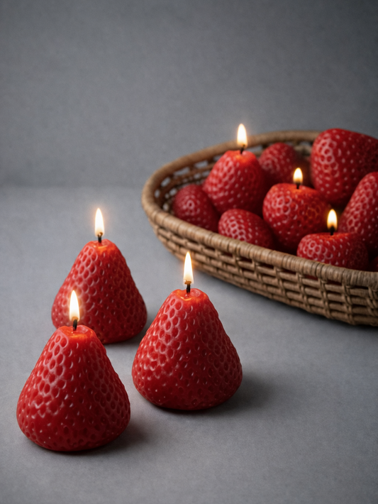 Strawberry Candles