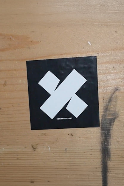 X Logo Sticker Pack